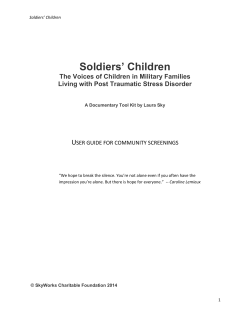 Soldiers` Children - Skyworks Charitable Foundation