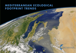 mediterranean ecological footprint trends