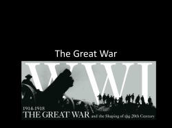 The Great War