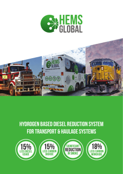HYDROGEN BASED DIESEL REDUCTION SYSTEM for