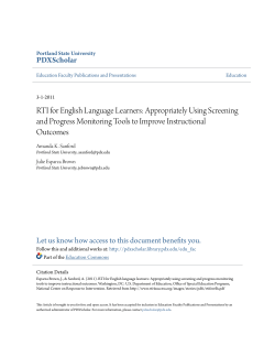 RTI for English Language Learners: Appropriately