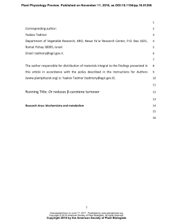 Distinct Mechanisms of the ORANGE Protein in