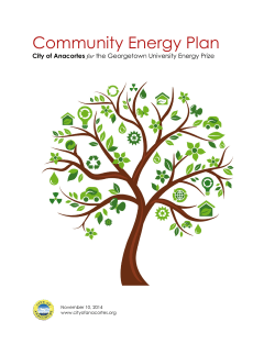 City of Anacortes Community Energy Plan