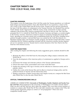 chapter twenty-six the cold war, 1945&ndash;1952