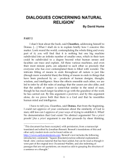 dialogues concerning natural religion1