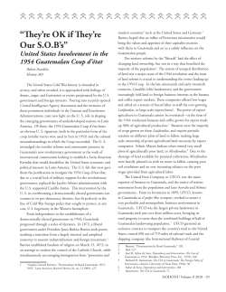 They`re OK if They`re Our S.O.B.`s