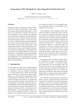 Image-Space GPU Metaballs for Time