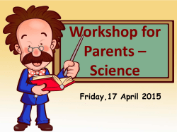 Science - Wellington Primary School