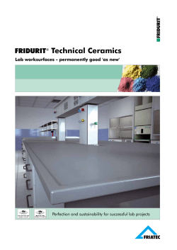 Technical description FRIDURIT Technical Ceramics