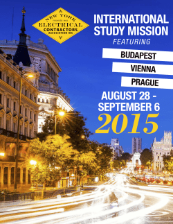 InternatIonal Study MISSIon - American Travel Association