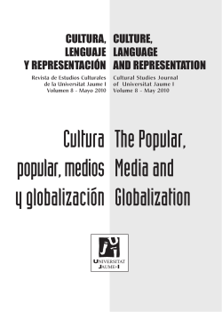 Cultura popular, medios y globalización The - e