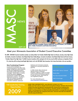 September 2009 - MASC-MAHS