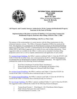 INFORMATIONAL MEMORANDUM OIR-03
