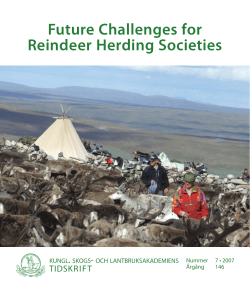 Future challenges for reindeer herding societies.indd