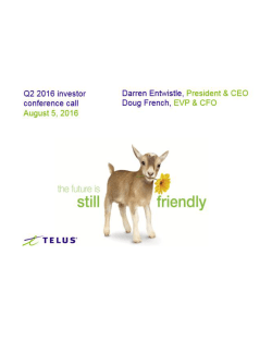 Transcript - About TELUS