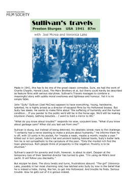 Sullivan`s travels.NOTES