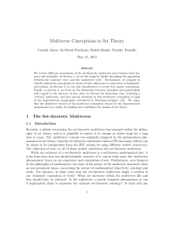 Multiverse Conceptions in Set Theory