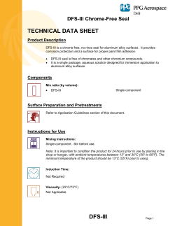 dfs-iii technical data sheet
