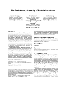 The Evolutionary Capacity of Protein Structures