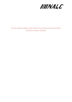 Pannal and Burn Bridge Parish Council