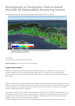 Development of Geographic-feature-based PSInSAR 3D
