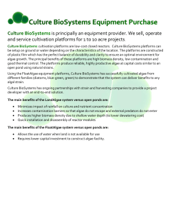 is principally an equipment provider. We sell, operate and service