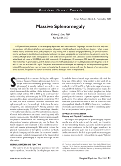 Massive Splenomegaly - Turner White Communications
