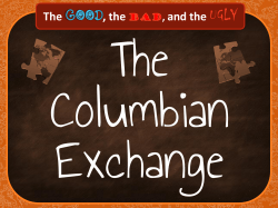 The Columbian Exchange