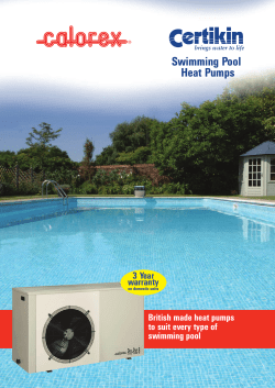 Swimming Pool Heat Pumps