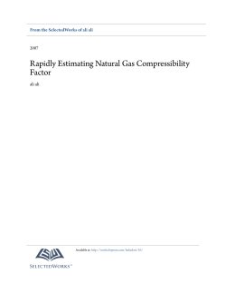 Rapidly Estimating Natural Gas Compressibility