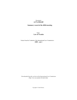 Summary record of the 485th meeting