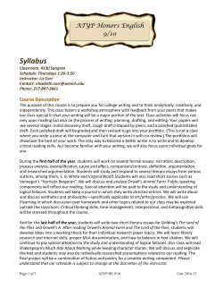 English 9/10&mdash;Carr