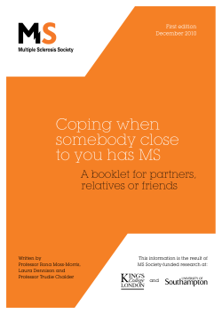 PDF - Multiple Sclerosis Society UK