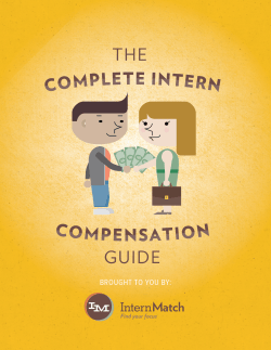 Intern Compensation Questions - Career Opportunities and