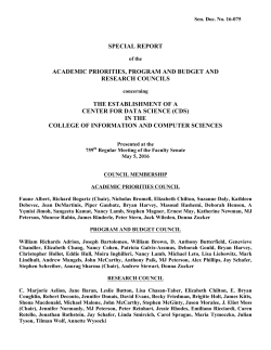 APC PBC RESEARCH CENTER FOR DATA SCIENCE