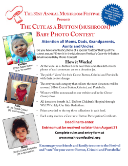 How it Works! THE CUTE AS A BUTTON (MUSHROOM) BABY