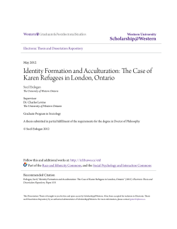 Identity Formation and Acculturation