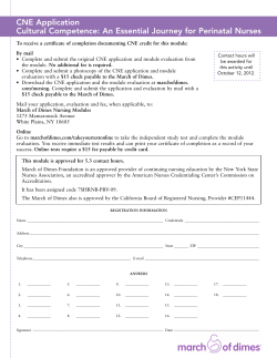 An Essential Journey for Perinatal Nurses