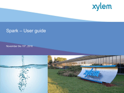 Spark User guide