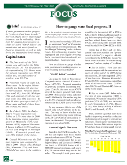 How to gauge state fiscal progress, II