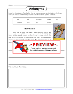 Antonyms - Super Teacher Worksheets
