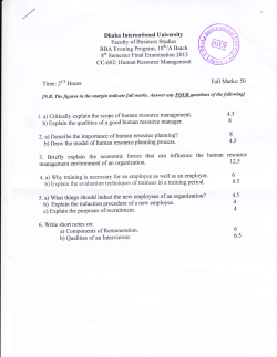 Dhaka International UniversitY 3. Briefly explain the economic forces