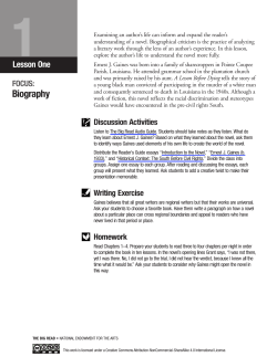 Biography - NEA Big Read