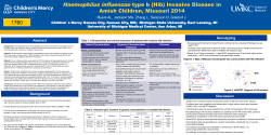 Haemophilus influenzae type b (Hib) Invasive Disease in Amish