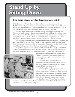 Stand Up by Sitting Down Stand Up by Sitting Down