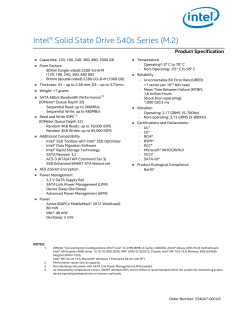 Intel&reg; Solid State Drive 540s Series (M.2)