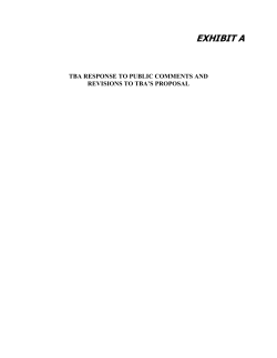 exhibit a - Tennessee Bar Association