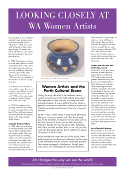 Flora Landells - Art Gallery of Western Australia