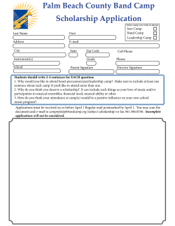 Scholarhip Application