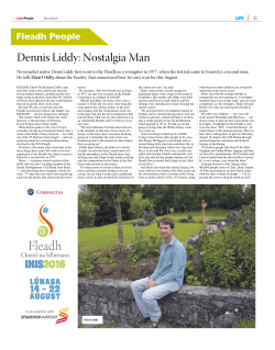 Dennis Liddy: Nostalgia Man